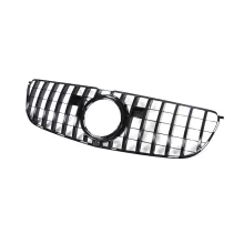 Modified GT Style ABS Car Front Grills for Mercedes Benz GLS X166 2016-2019 Front Bumper Grille