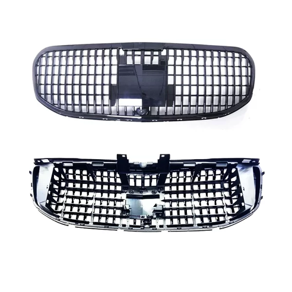Modified MAYBACH Style ABS Car Front Grills for Mercedes Benz GLS X167 Front Bumper Grille 2019-2023 - Image 4