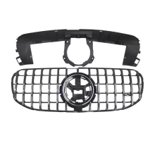 FOR Mercedes Benz GLS X167 2019-2023 Grill Sport Front Bumper Grille GT Style Car Modification and Upgrading Front Bumper Grill