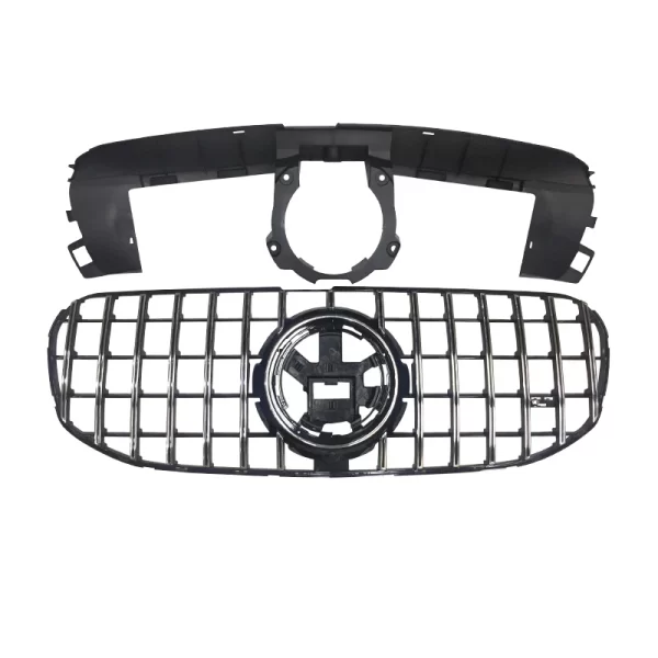 FOR Mercedes Benz GLS X167 2019-2023 Grill Sport Front Bumper Grille GT Style Car Modification and Upgrading Front Bumper Grill