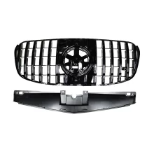 ABS X167 2024-in Grille Vertical Grille for Mercedes BENZ GLS CLASS W167 GT Style Grille