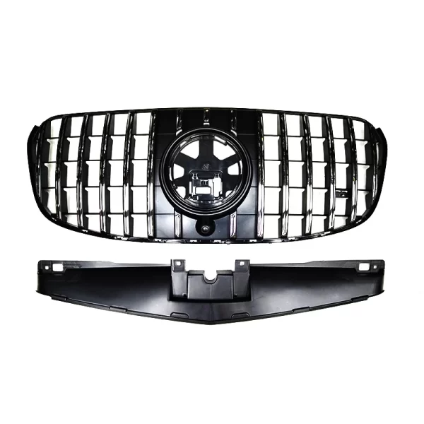 ABS X167 2024-in Grille Vertical Grille for Mercedes BENZ GLS CLASS W167 GT Style Grille - Image 2