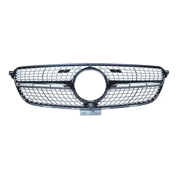 Silver/black Diamonds Style Grille Withcamera/Withoutcamera for Mercedes Benz GLE-CLASS Coupe W292 2015-2019