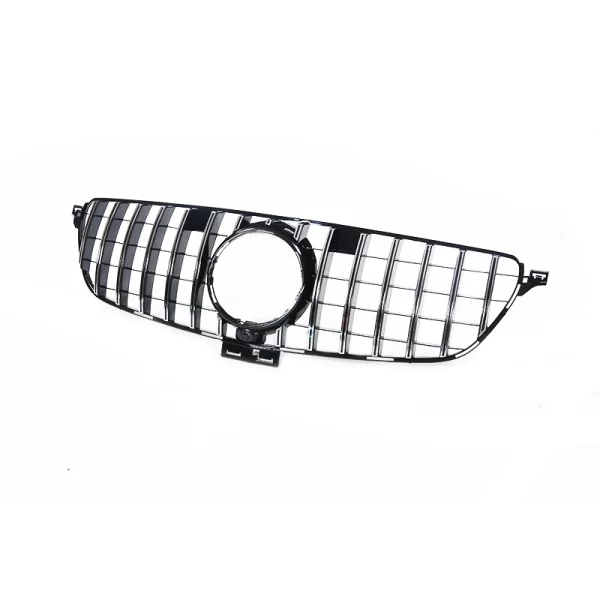 Modified GT Silver/black Grille GLE W166 Front Bumper GTR Grille for Mercedes GLE 2015-2019 - Image 3
