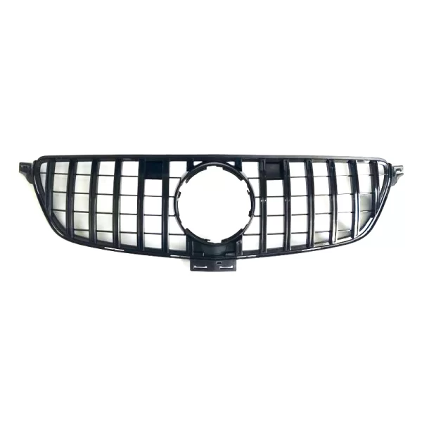 GLE63 COUPE W292 GLE350 400 450 Upgrade GT GTR Vertical bar Silver Piano Black Grille for 2015-2019 for Mercedes-Benz GLE - Image 2
