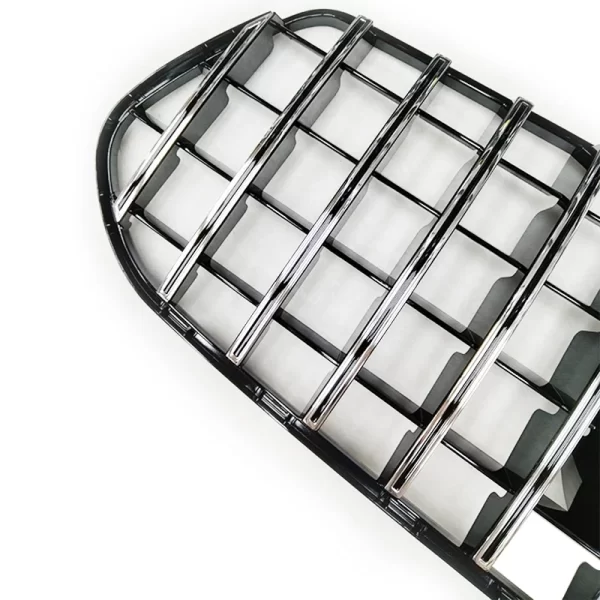 W167 GT Style Silver Color Front Grille Fit for Mercedes Benz GLE Class GLE350 Sport Luxury Model Year 2023-IN - Image 4