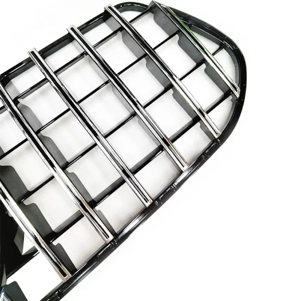 W167 GT Style Silver Color Front Grille Fit for Mercedes Benz GLE Class GLE350 Sport Luxury Model Year 2023-IN - Image 5