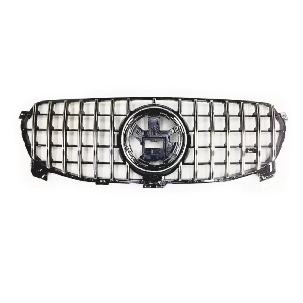 W167 GT Style Black/sliver Color Grille Fit for Mercedes Benz GLE Class GLE350 Offroad Model Year 2020-2022