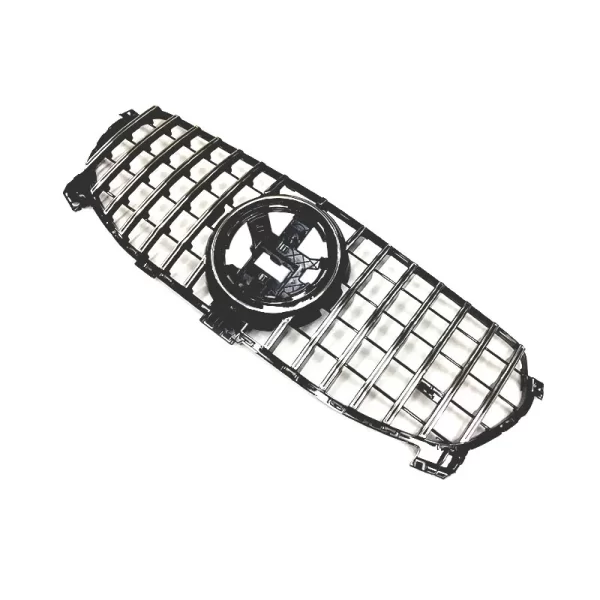 W167 GT Style Black/sliver Color Grille Fit for Mercedes Benz GLE Class GLE350 Offroad Model Year 2020-2022 - Image 2