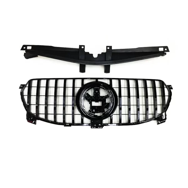 W167 GT Style Black/sliver Color Grille Fit for Mercedes Benz GLE Class GLE350 Offroad Model Year 2020-2022 - Image 5