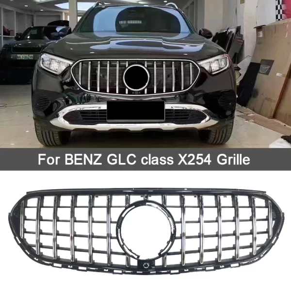 GLC X254 GT Grille Regular Version Dynamic Version X254 for Mercedes Benz Upgraded GT Front Grille 2023-in - Image 3