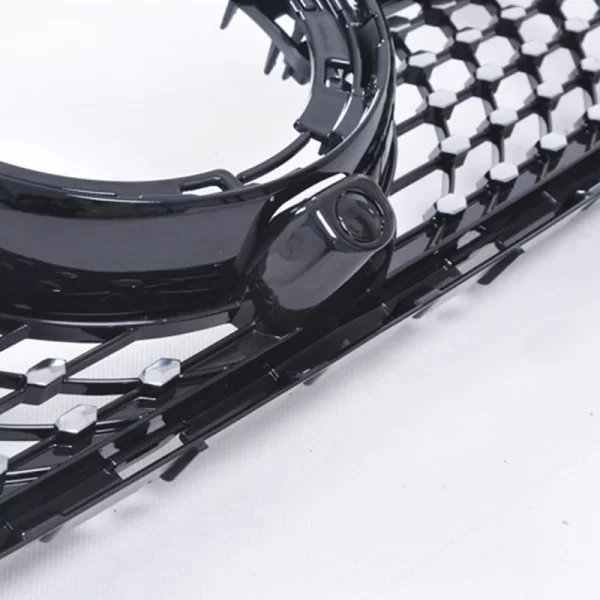 GLC X253 Car Accessories Diamond Style Black/sliver Front Mesh Grille for Mercedes-Benz GLC X253 2020 2021 2022 - Image 4