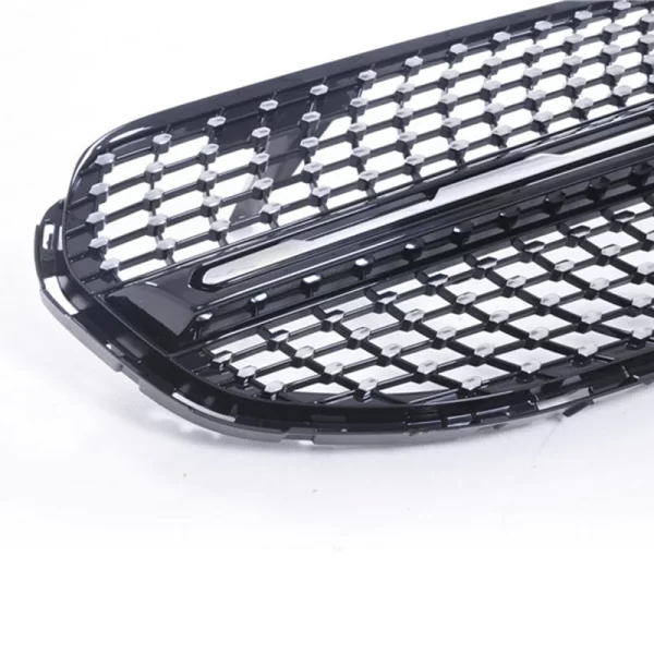 GLC X253 Car Accessories Diamond Style Black/sliver Front Mesh Grille for Mercedes-Benz GLC X253 2020 2021 2022 - Image 5