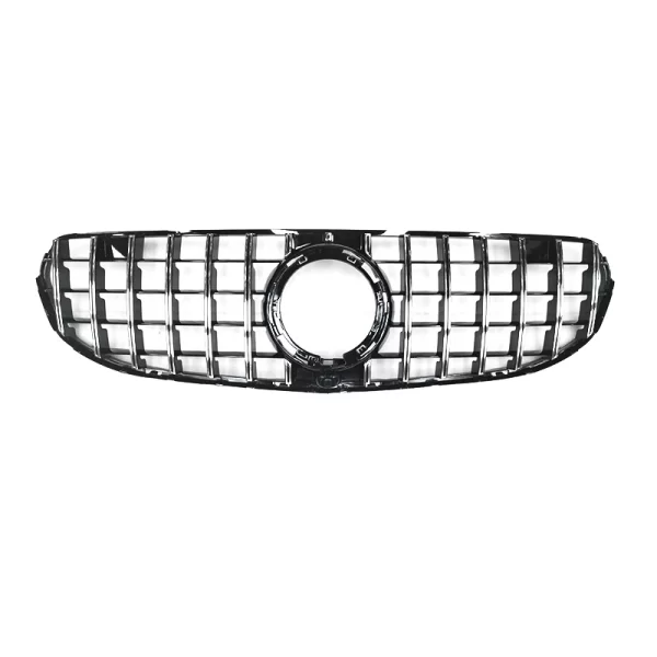 GT Style for BENZ GLC W253 X253 2020-2022 ABS Dynamic Model Front Bumper Grille Black/Silver GLC W253 X253 Grille - Image 5