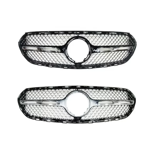 GLC X254 Diamond Grille Regular Version Dynamic Version X254 for Mercedes Benz Upgraded GT Front Grille 2023-in