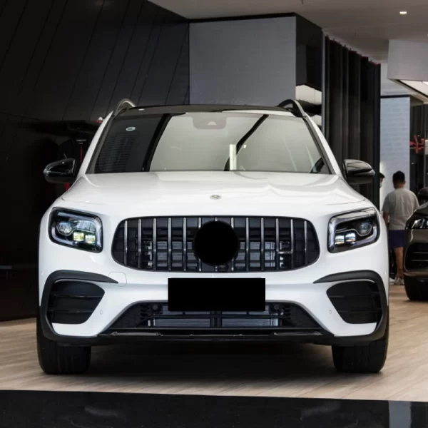 GLB AMG Upgraded Black/silver GT Grille Only for Mercedes Benz GLB AMG Sport GT Front Bumper 2019-2023 - Image 4