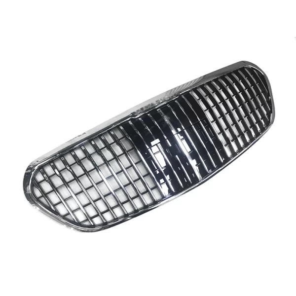 W223 Upgrade to Maybach Style Grill for Mercedes Benz S-Class Front Grille Grill 2022-in - Image 2