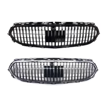 To Maybach Style Facelift Without ACC Front Bumper Grille for Mercedes Benz E CLASS W213 LCI 2020 2021 2022+