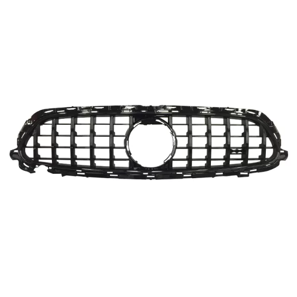 2020+ for Mercedes-Benz E Class W213 E Class GT Style Front Bumper Grille Black+Silver ABS Material Includes Center Grille - Image 2