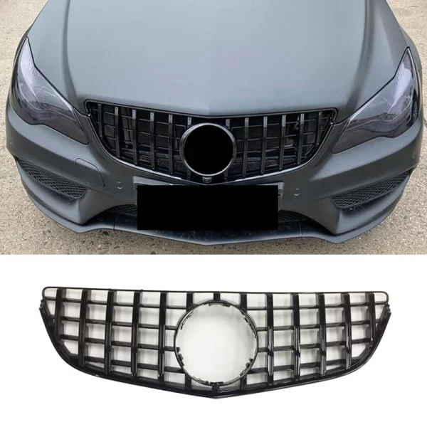 GTR Style Front Grille Benz W207 Grill Facelift for Mercedes-Benz E Class W207 2014 2015 2016 - Image 4