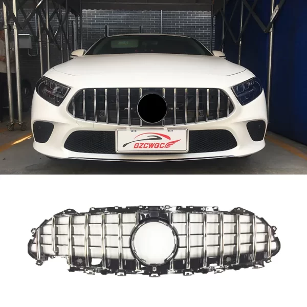 C257 CLS63 GT Style Front Bumper Grille for Mercedes Benz CLS CLASS Coupe W257 2019-2023 - Image 5