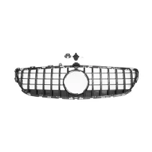 GT Style Gloss Black/Sliver Front Grille for Mercedes CLS Class 2015-2018 Styling W218 GT Style Front Bumper Grille
