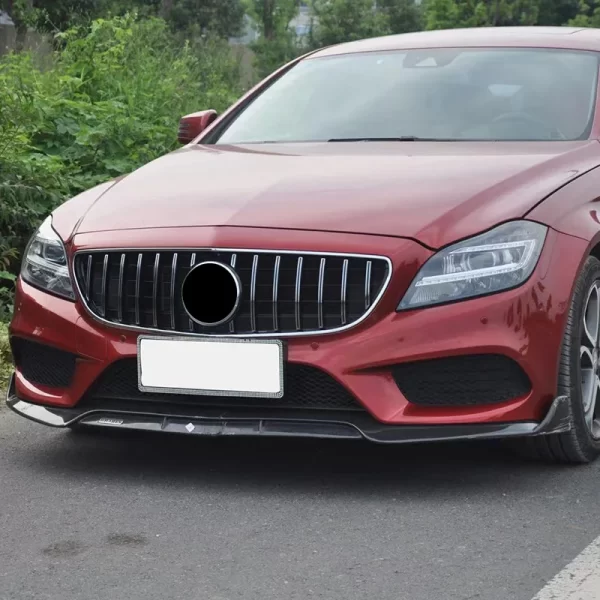 GT Style Gloss Black/Sliver Front Grille for Mercedes CLS Class 2015-2018 Styling W218 GT Style Front Bumper Grille - Image 5