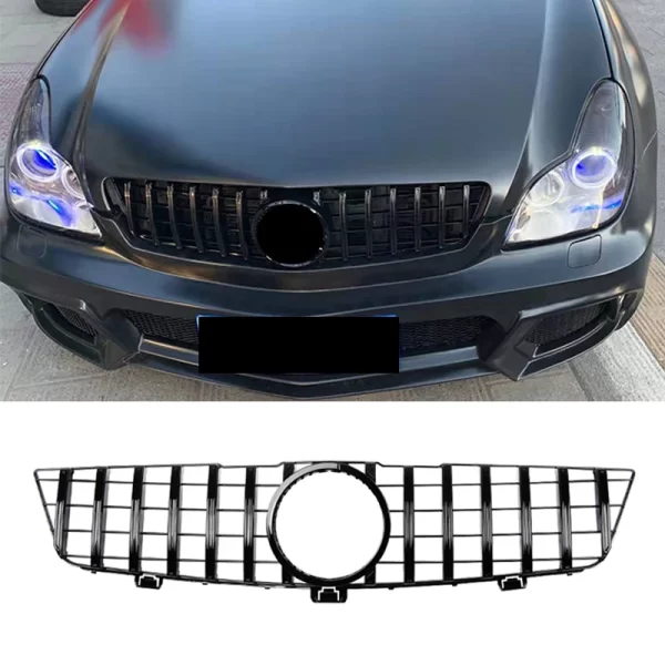 Amazing Quality Car Accessories GTR Style Front Grille for Mercedes-Benz CLS W219 GT Grill 2009-2011 - Image 2