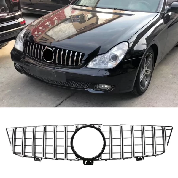 Amazing Quality Car Accessories GTR Style Front Grille for Mercedes-Benz CLS W219 GT Grill 2009-2011 - Image 3