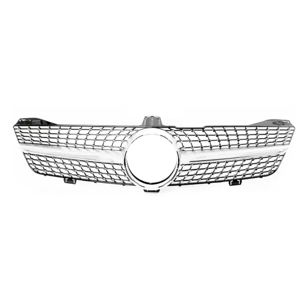 CLS W219 Grille ABS Diamond Face Front Grille for Mercedes Benz CLS W219 2005-2008 Bumper Grille - Image 3