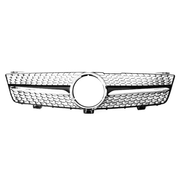 CLS W219 Grille ABS Diamond Face Front Grille for Mercedes Benz CLS W219 2005-2008 Bumper Grille - Image 4