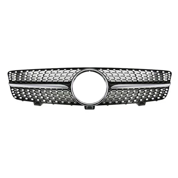 CLS W219 Grille ABS Diamond Face Front Grille for Mercedes Benz CLS W219 LCI 2009 2010 2011 Bumper Grille