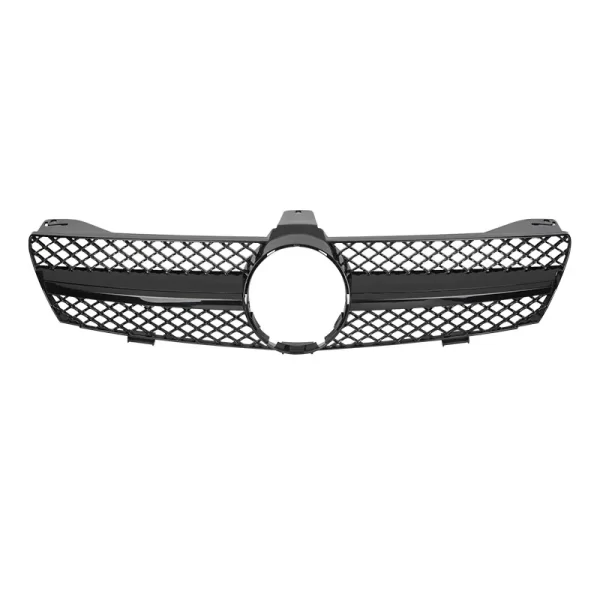 AMG Style Car Bumper Grill for Mercedes Benz W219 CLS Class 2008-2010 ABS Black/silver Grille Facelift - Image 2