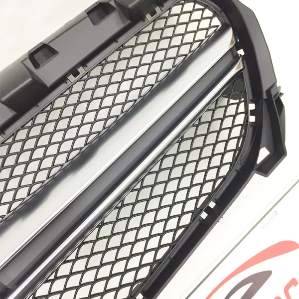 Front Bumper Car Grille W117 AMG Grill for Mercedes Benz CLA  2013-2018 Amg Silver/black Grill - Image 5