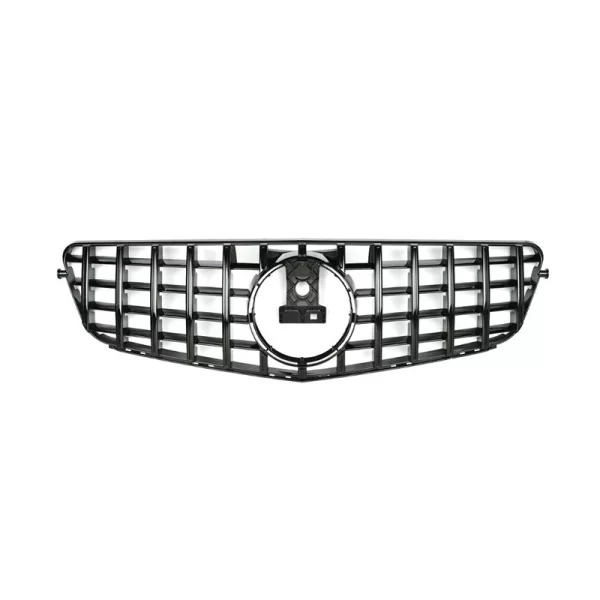Black/silver Color GT Style Front Grille Fit for Mercedes Benz W204 C Class C250 C300 C350 Year 2007-2014