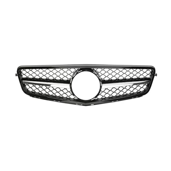 W204 Chrome Gloss Black AMG Style Car Grill for Mercedes for Benz C-Class W204 C200 C300 2007-2014 W204 Front Bumper Grill - Image 3