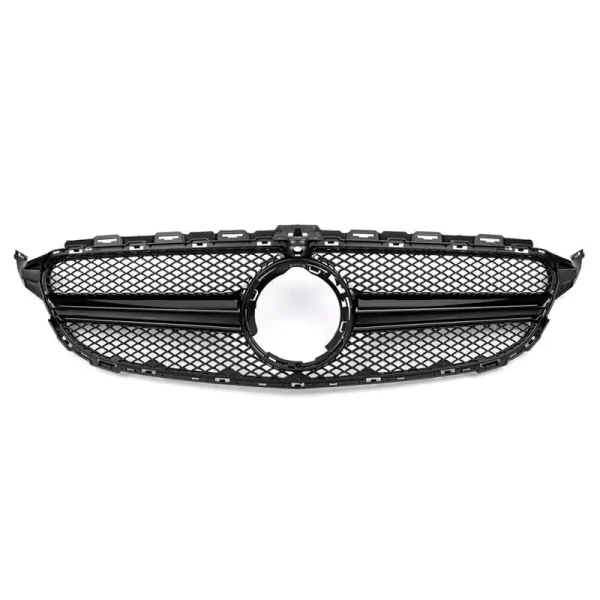 Hot Sale Car Sport Black/sliver Front Grill for Mercedes W205 Frount Amg Grill 2019-2021 C-Class - Image 3