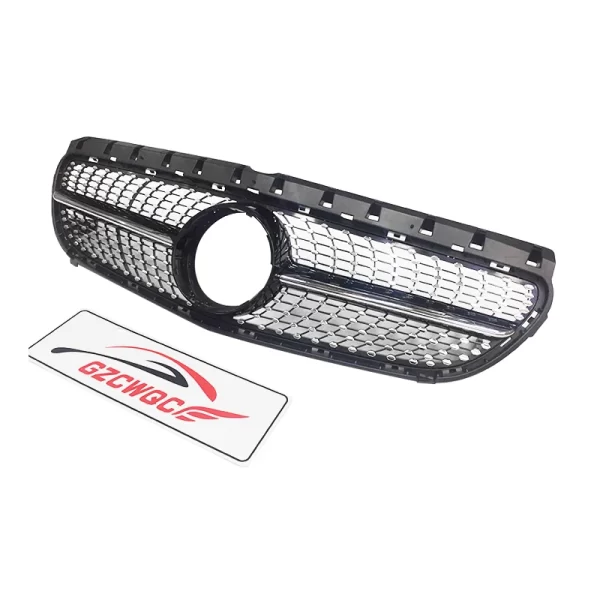 B Class W246 Diamond Grille for Mercedes Benz B W246 Upgraded Diamond Front Grille 2015-2018 - Image 3