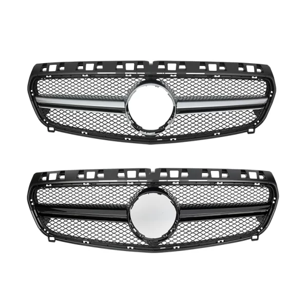 AMG Style Front Grille A45 Grill Suitable for Mercedes Benz A-Class W176 A180 A200 A220 A250 Before Facelift 2012-2015 - Image 3