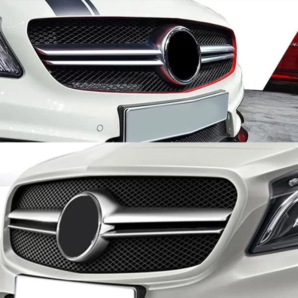 AMG Style Front Grille A45 Grill Suitable for Mercedes Benz A-Class W176 A180 A200 A220 A250 Before Facelift 2012-2015 - Image 4