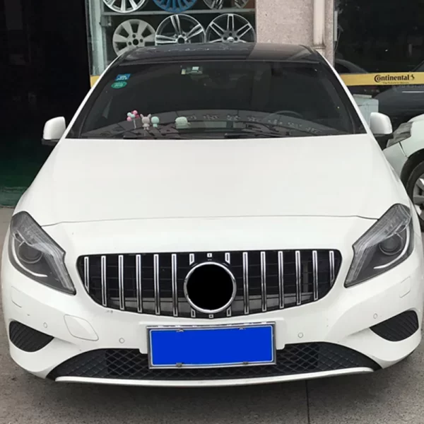 W176 Diamond Grille GT Grille for Mercedes a Class W176 Facelift Front Mesh A200 Grille 2013 2014 2015 - Image 5
