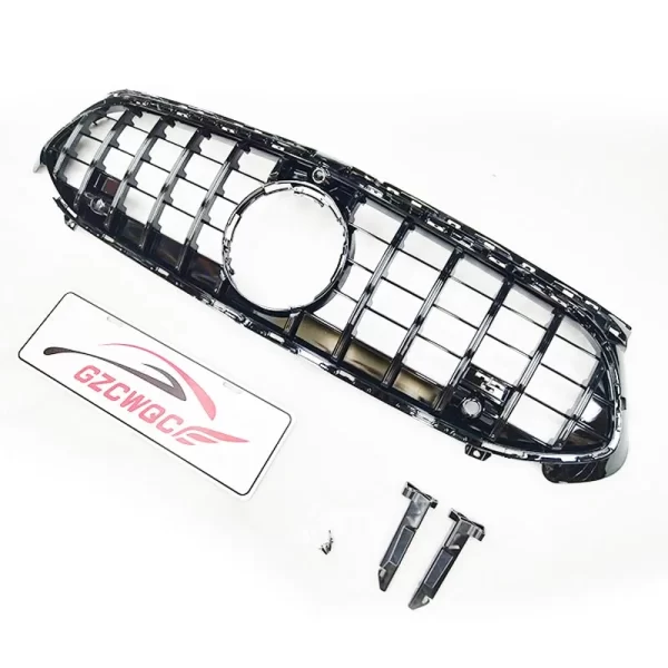 GTR Style Front Bumper Radiator Grille Grill for Mercedes Benz A-Class W177 A200 A250 A45 2023-in - Image 3