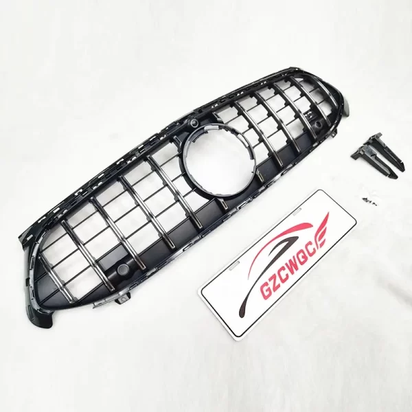 GTR Style Front Bumper Radiator Grille Grill for Mercedes Benz A-Class W177 A200 A250 A45 2023-in - Image 4