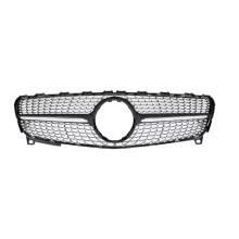 Diamond GT Style Front Grille Change Star Install Black Upgrade Kit Trailer Tuck for Mercedes Benz a Class W176 2016-2018