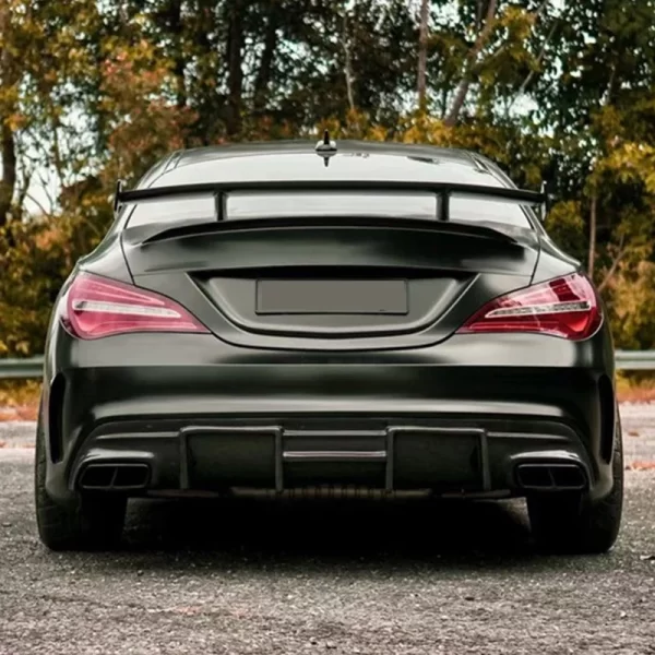 Carbon Fiber FD Style Rear Diffuser for Mercedes-Benz CLA W117 CLA45 AMG 2016-2019 Upgrade Rear Bumper Splitter Lip - Image 4