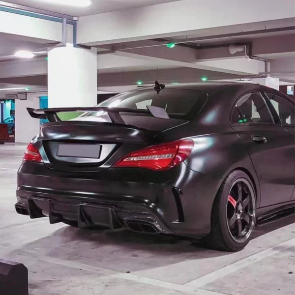 Carbon Fiber FD Style Rear Diffuser for Mercedes-Benz CLA W117 CLA45 AMG 2016-2019 Upgrade Rear Bumper Splitter Lip - Image 5