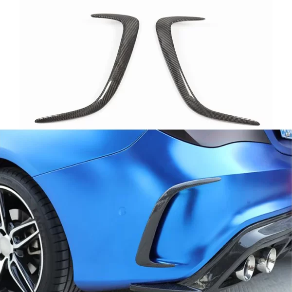W117 CLA45 Rear Bumper Vents Trim for Mercedes Benz CLA200 CLA250 AMG W117 CLA45 Rear Bumper Vents - Image 3