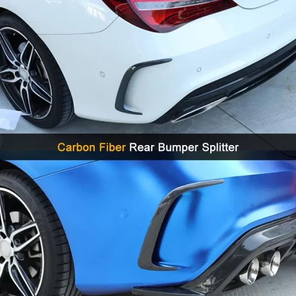 W117 CLA45 Rear Bumper Vents Trim for Mercedes Benz CLA200 CLA250 AMG W117 CLA45 Rear Bumper Vents - Image 5