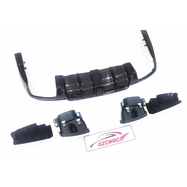 For Mercedes Benz E-Class W238 Coupe E200 300 Modified Carbon Fiber B S Style Rear Diffuser - Image 2
