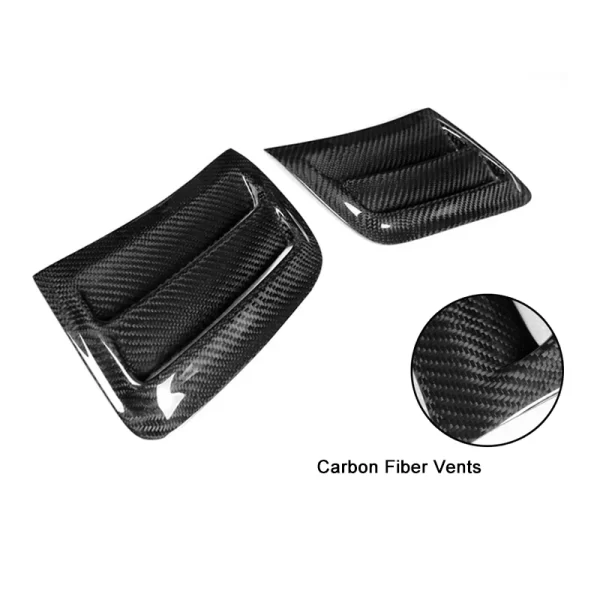 For Mercedes Benz 2008-2011 C Class W204 C63 AMG Carbon Fiber Front Bumper Side Front Corner Bodykit - Image 4